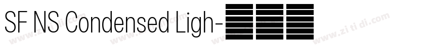 SF NS Condensed Ligh字体转换 SF NS Condensed Ligh字体转换